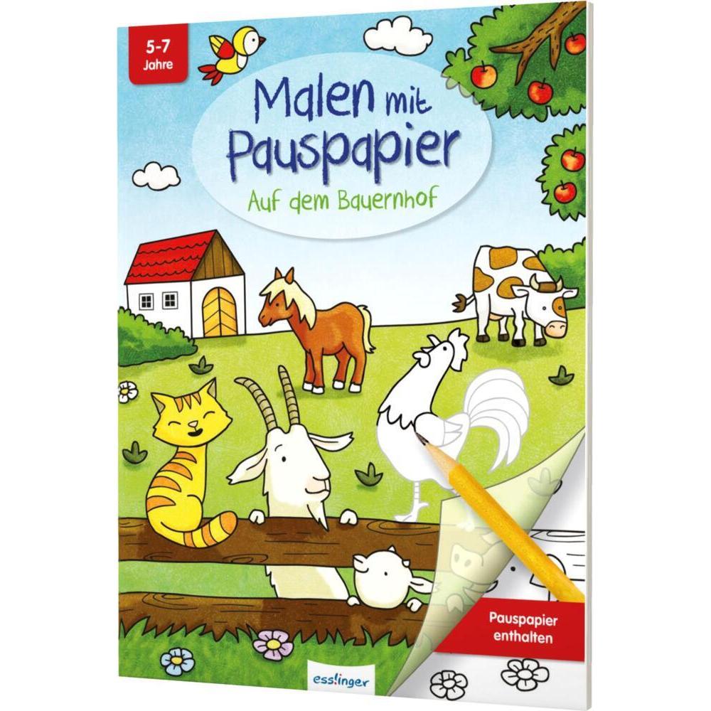 Esslinger Malen mit Pauspapier: Auf dem Bauernhof