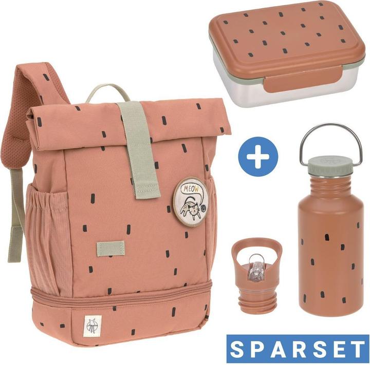 Produktbild Lässig 3-tlg. Set Rucksack Mini Rolltop Backpack