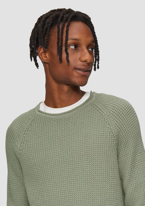 Produktbild S.Oliver Strickpullover Locker gestrickter Pullover mit Waschung (M)