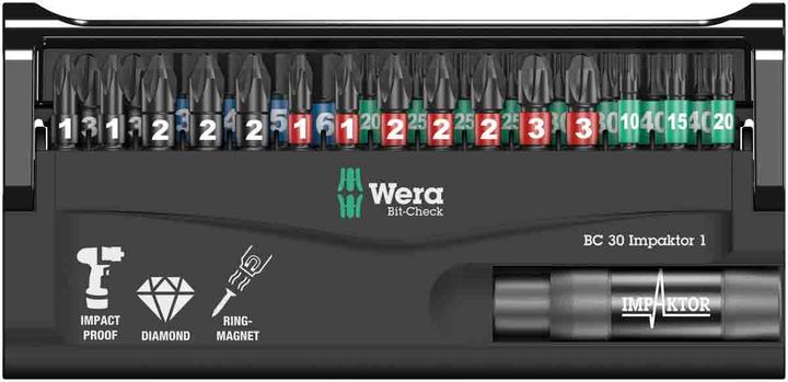 Immagine prodotto Wera Bit-Check 30 Impaktor 1 (1/4")