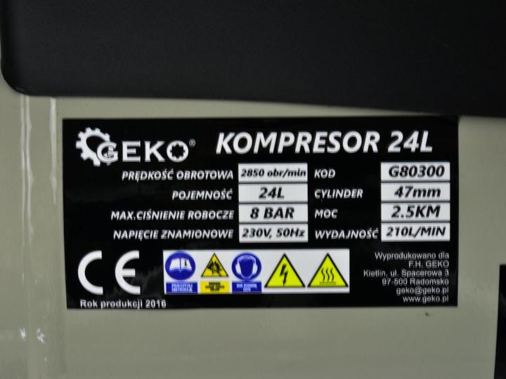 Produktbild GEKO Ãlkompressor, 24l (24 l, 8 Bar)