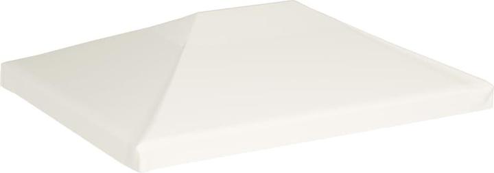 Actual product image vidaXL Pavilion roof 310 g/m² 4x3 m cream white (300 cm, 400 cm)
