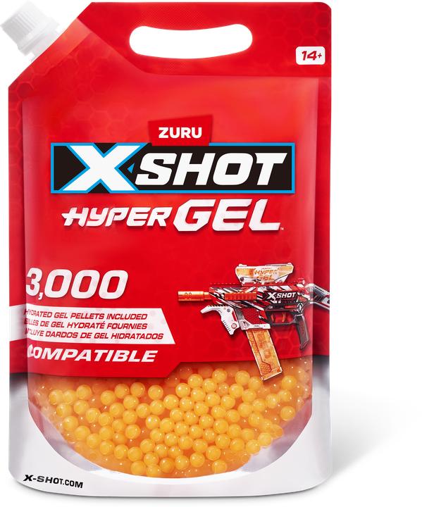 Produktbild Zuru X-SHOT Hyper Gel Nachfüllpackung 3.000 Gel-Kugeln - EN71