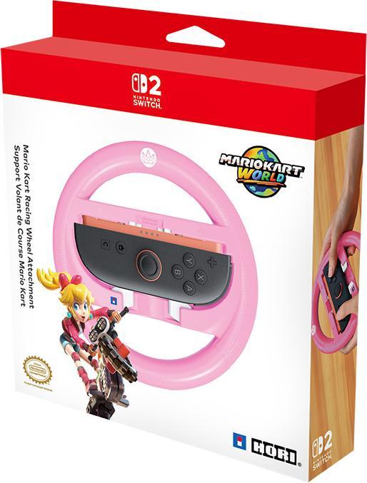 Image du produit HORI Attache de roue Mario Kart - Peach (Switch, Switch 2, Switch OLED)