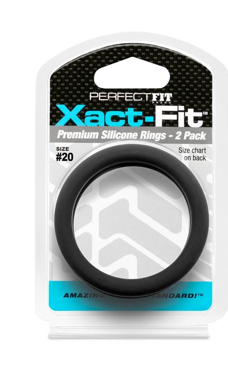Produktbild PerfectFitBrand #20 Xact-Fit Cockring 2-Pack (5.10 cm)