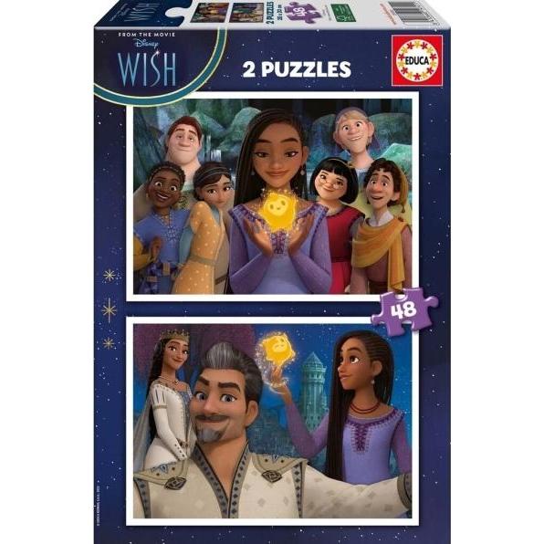 Educa Disney Wunschpuzzle 2x48Stück