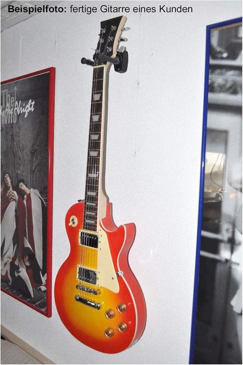 Produktbild Rocktile DIY Single Cut Bausatz E-Gitarre (E-Gitarren Set, Aluminium, Mahagoni, Pappel)