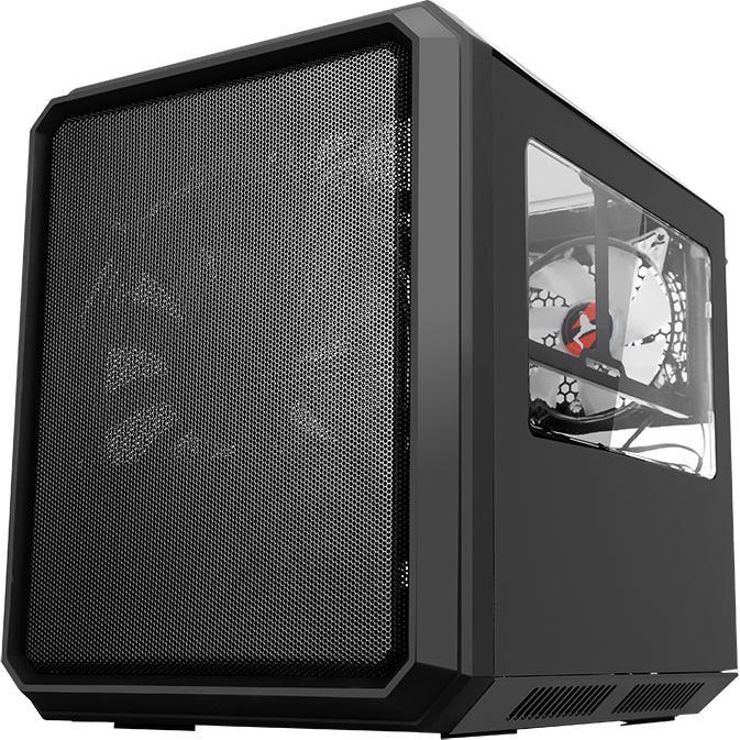 Thumbnail - Itek Boitier Cube Micro ATX QBO 8 Evo RGB avec fenêtre (Noir) (Mini-ATX, mATX), PC Gehäuse, Schwarz