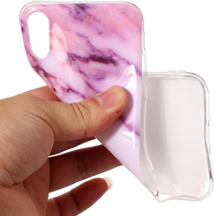 Produktbild Cover-Discount Silikon Gummi Case Marble (Apple iPhone XS)
