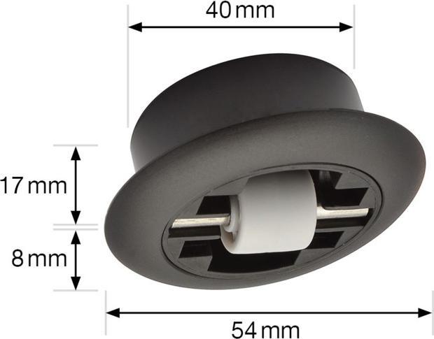 Actual product image Wagner System Fixed castor