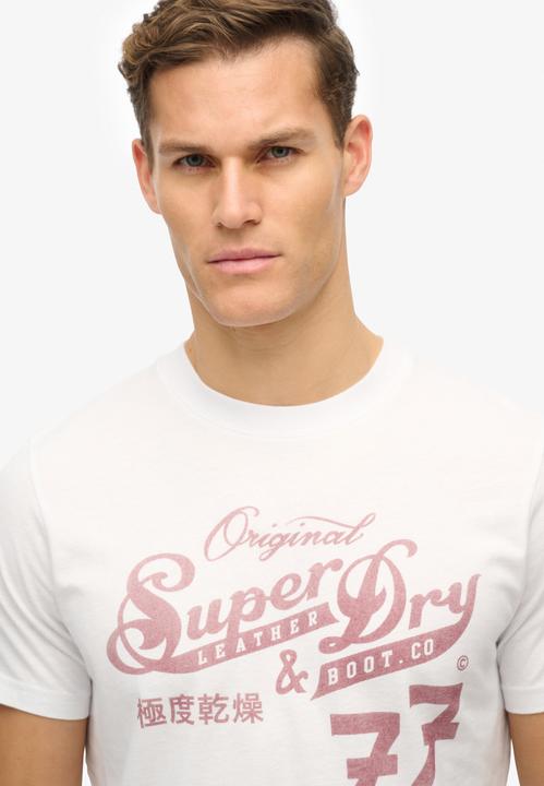 Produktbild Superdry Leather & Boot Co Script T-Shirt (L)