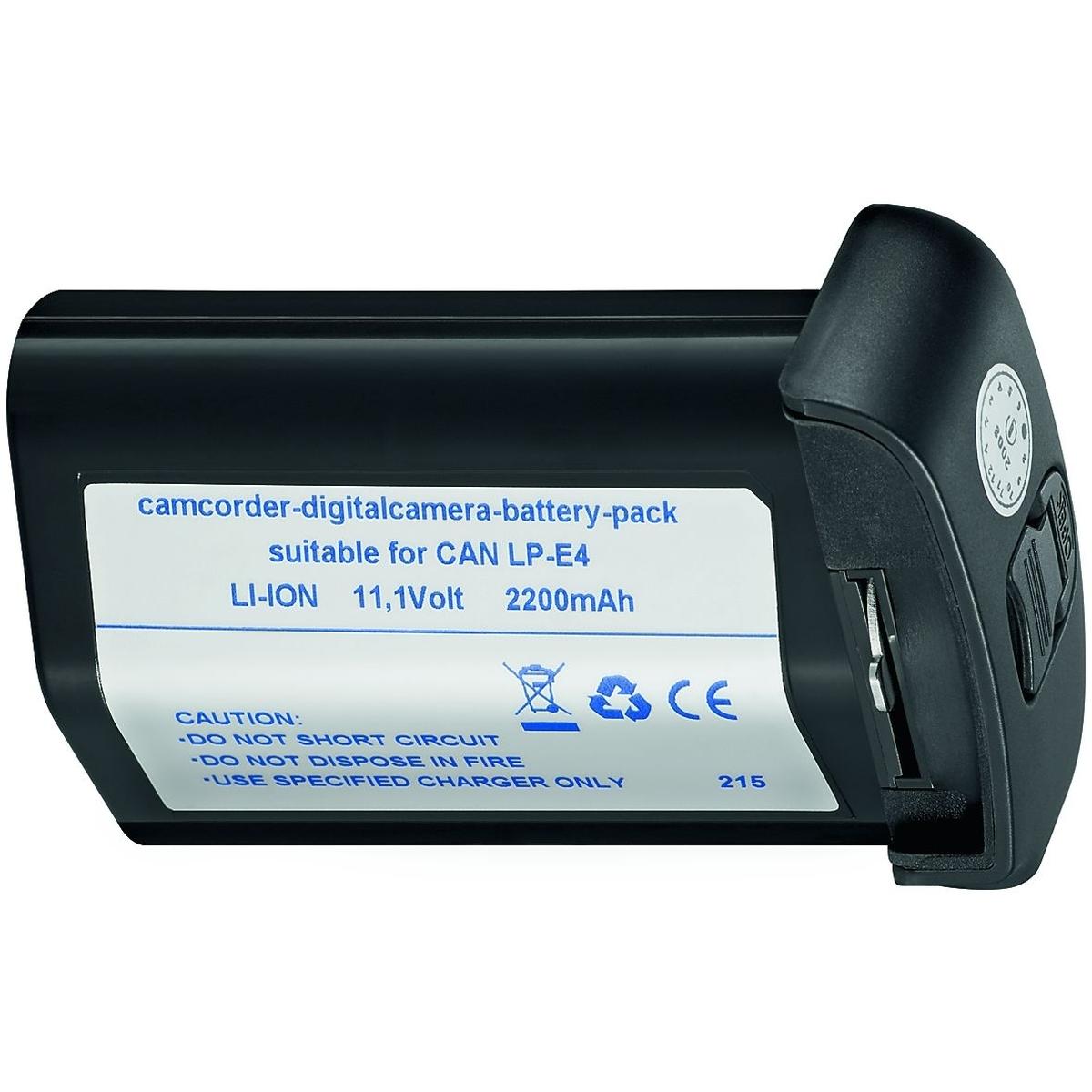 Thumbnail - AGI 12360 Lithium-Ion 2000mAh 11.1V Wiederaufladbare Batterie (Akku), Kamera Stromversorgung, Schwarz