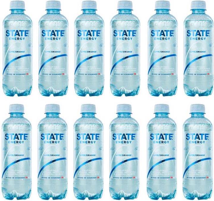 Actual product image State Drinks Sports Drink Lime & Orange 12 x 0.4 l (Orange, Lime, 12 x)