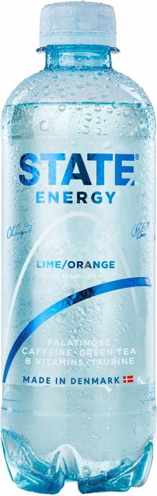 Actual product image State Drinks Sports Drink Lime & Orange 12 x 0.4 l (Orange, Lime, 12 x)