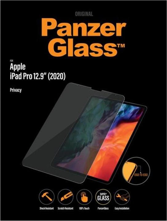 Immagine prodotto PanzerGlass Privacy (1 Pezzo/i, iPad Pro 12.9 2020 (4. Gen), iPad Pro 12.9 2021 (5a generazione), iPad Pro 12,9 2022 (6a generazione), iPad Pro 12.9 2018 (3. Gen))