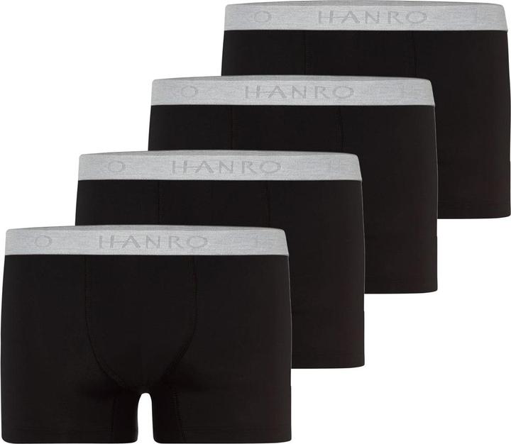 Immagine prodotto Hanro - Cotton Essentials - Retro Short / Pant - 4er Pack (XXL Schwarz) (XXL, confezione da 4)