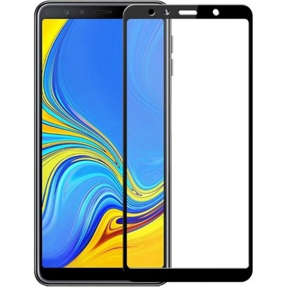 Screenguard Samsung Galaxy A7 2018 Full Screen Panzerglas Schutzfolie 2.5D 9H (1 Stück, Samsung Galaxy A7 (2018)), Smart...