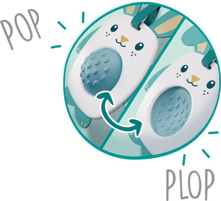 Actual product image Ses Tiny Talents - Grab Toy Dimple - Rabbit