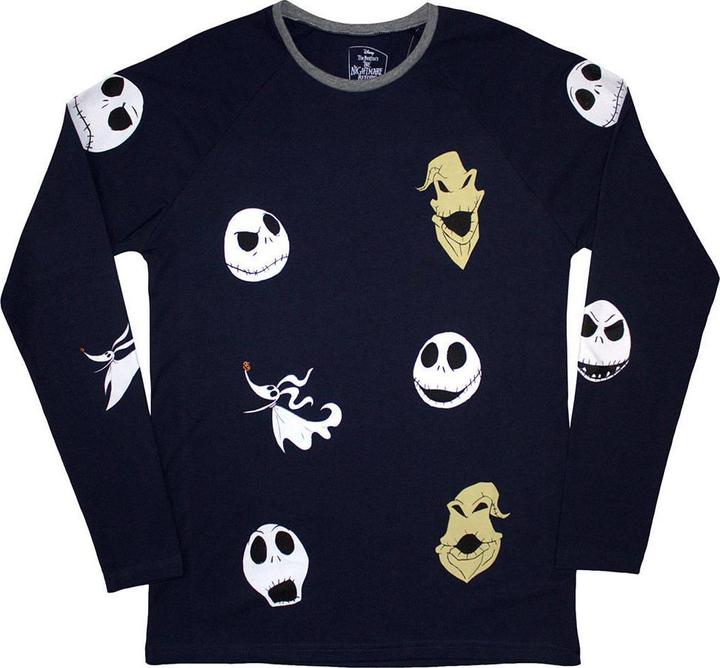 Produktbild The Nightmare Before Christmas TShirt bestickt Langärmlig (S)