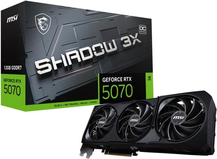 Actual product image MSI GeForce RTX 5070 Shadow 3x OC (12 GB)