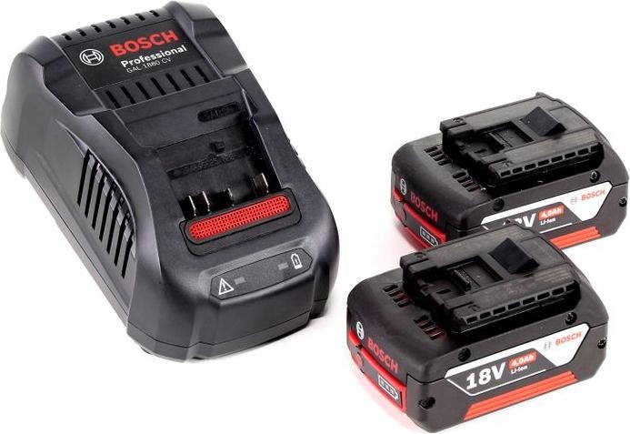 Produktbild Bosch Professional GLI 18V-300 Akku Lampe + 2x GBA 18 V 4,0 Ah Akku + GAL 1880 Ladegerät (300 lm)