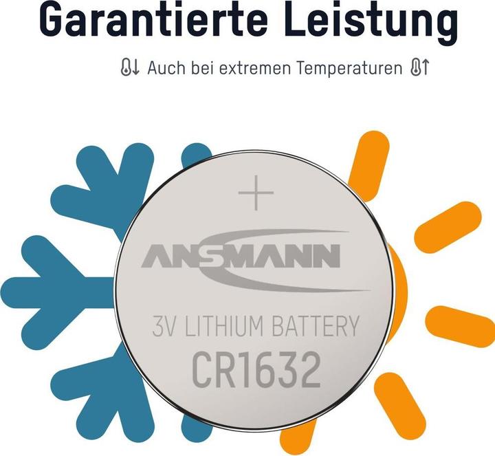 Produktbild Ansmann CR 1632 (1 Stk., CR1632, 120 mAh)