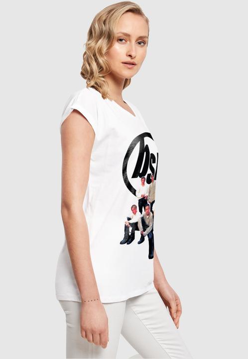 Produktbild Merchcode Ladies Backstreet Boys - Vintage Logo Extended Shoulder Tee - 111603 (S)