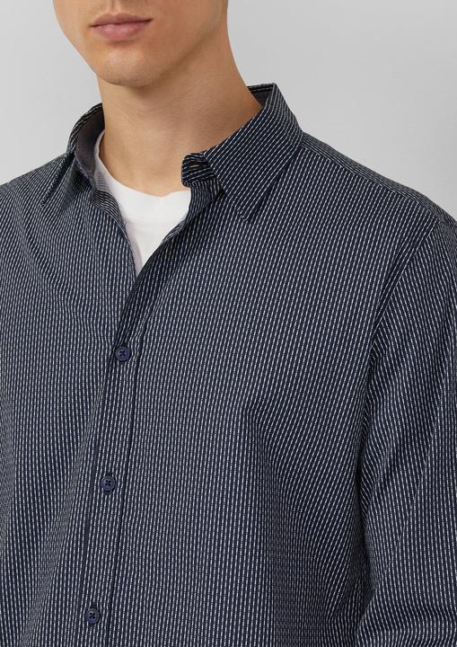 Immagine prodotto s.Oliver Hemd Slim Fit: Gemustertes Hemd mit Kentkragen (L)