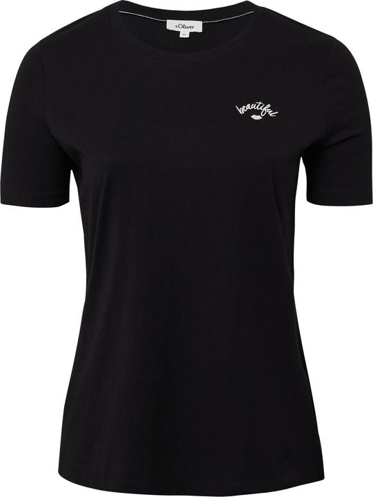 Produktbild S.Oliver T-Shirt Jersey-Shirt aus Baumwolle mit Stickerei (44)
