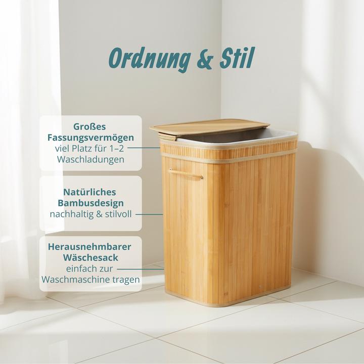 Actual product image Relaxdays Laundry bin (72 l)