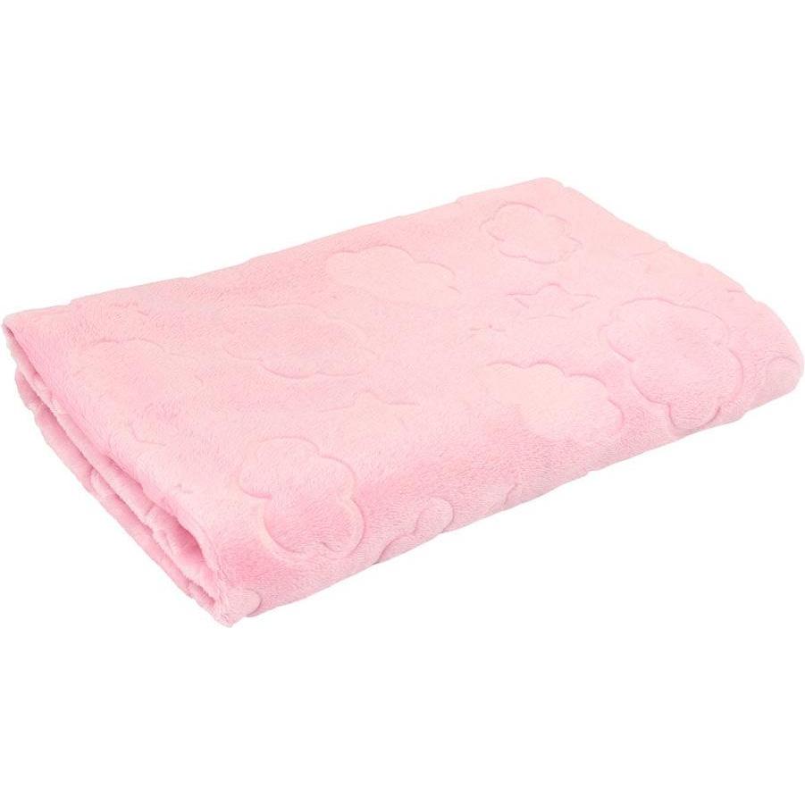 Nayeco Pink blanket with clouds and stars, 100 x 70 cm (Cane, Gatto), Cuccia per cani + cuccia per gatti