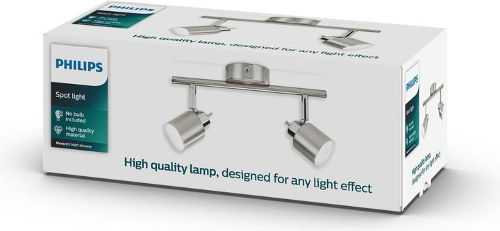 Produktbild Philips LIGHT FIXT MERANTI 5031217E7 2X35WGU10 (GU10)