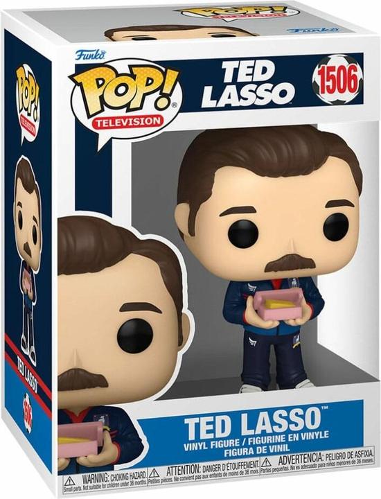 Image du produit Funko Ted Lasso Figure POP! TV vinyle Ted w/biscuits 9 cm