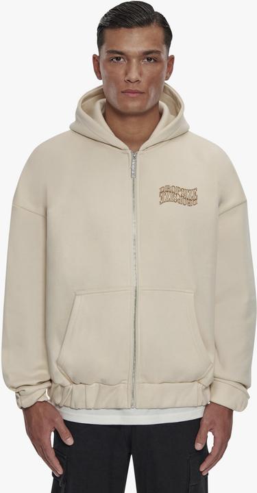 Image du produit Dropsize Sweat à capuche zippé Heavy Oversize Mirrored Logo - 124653 (M)