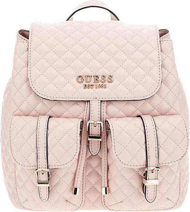 Produktbild Guess Adam Flap, Polyurethane, Textile Backpack, Pale Rose, For Women