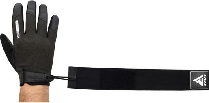 Actual product image Rdx T2 Touchscreen Friendly Full Finger Fitness Gloves (L)