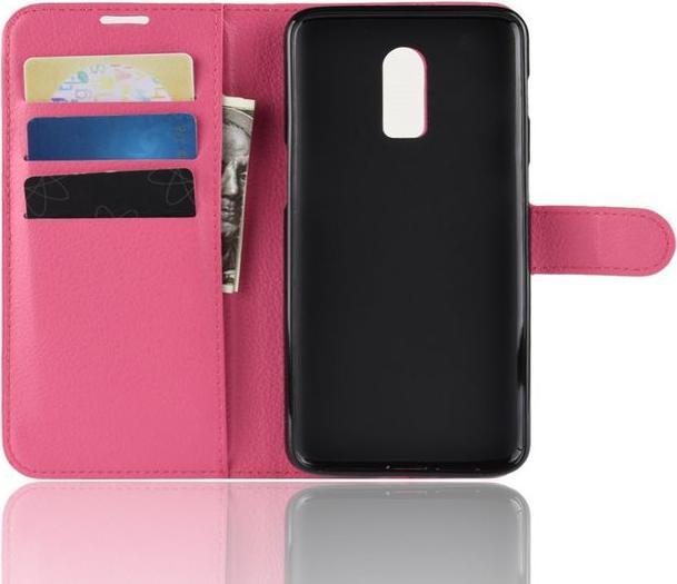 Produktbild MU Classic Litchi Leder Bookcover Series (OnePlus 6T)