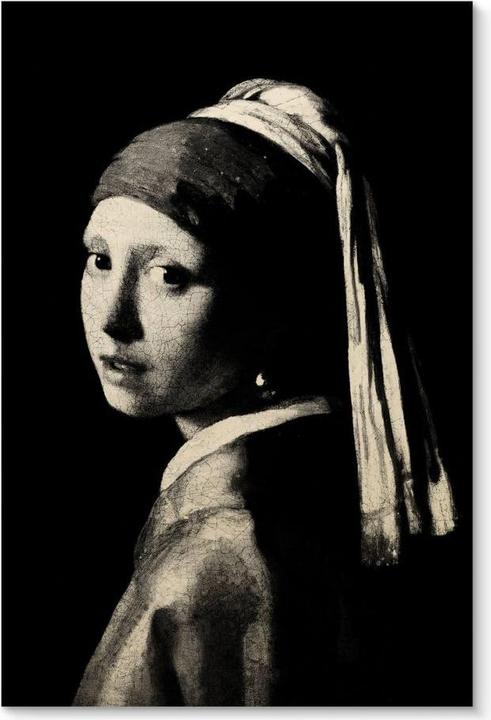 Produktbild Trenddeko Das Mädchen mit dem Perlenohrgehänge (20 x 30 cm)