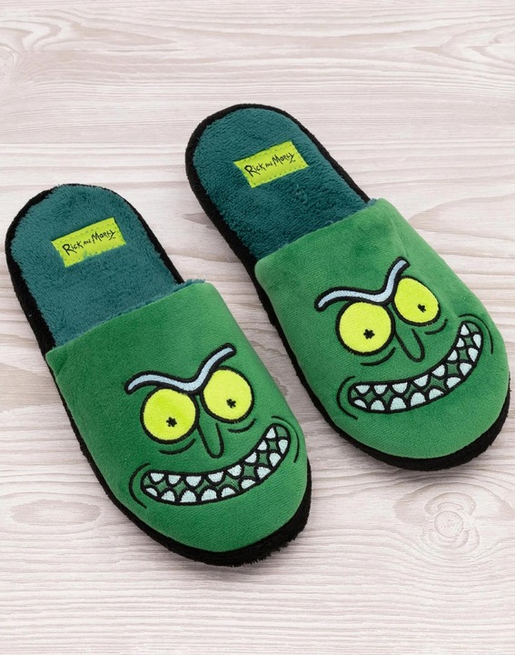 Produktbild Rick And Morty Mens Pickle Rick Slippers (45.5)