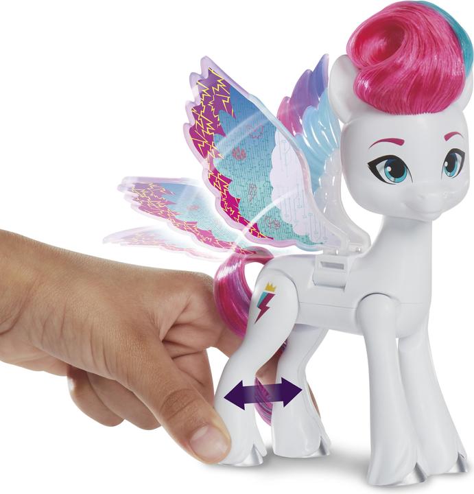Actual product image My Little Pony Zipp Storm surprise wing fashion doll with wings and accessories