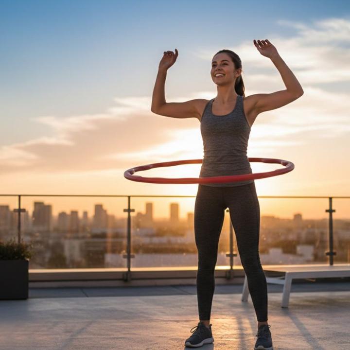 Image du produit Body Sculpture Hula-Hoop-Reifen mit Noppen (90 cm)