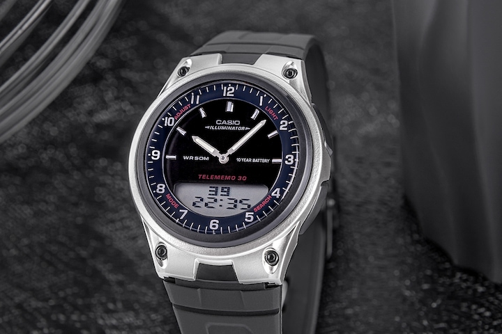 Productafbeelding Casio DUAL AW-80-1AVDF Herenhorloge + DOOS