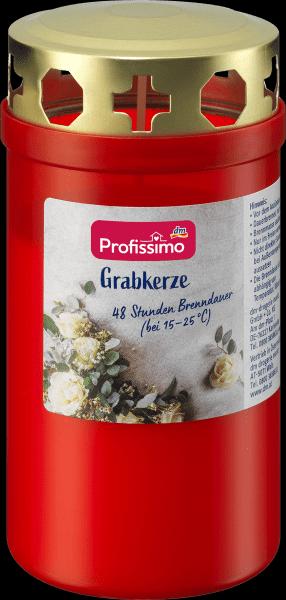 Actual product image dm Profissimo Grave candle with lid red (1 pcs.)