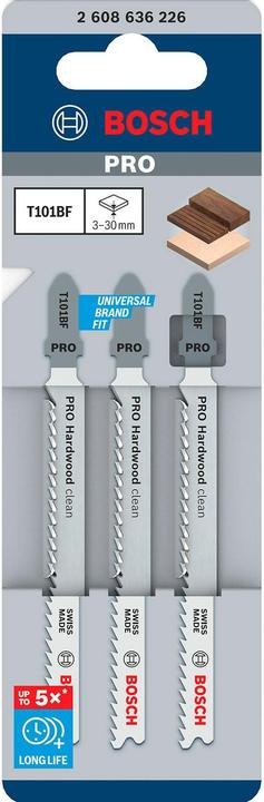 Productafbeelding Bosch Professional Zubehör Decoupeerzaagblad T 101 BF, Schoon