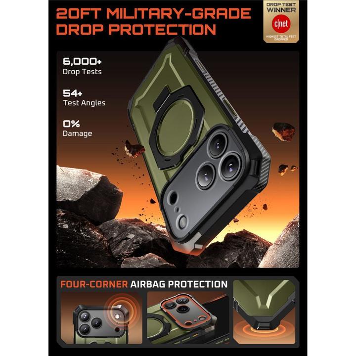 Produktbild Supcase UB Grip Mag MagSafe Case für iPhone 17 Pro - Grün (Apple iPhone 17 Pro)