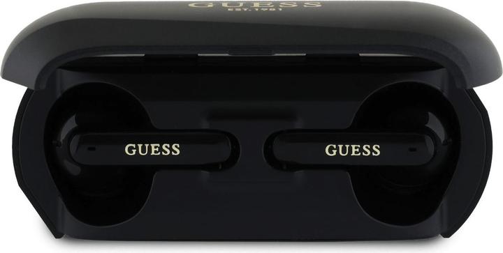 Produktbild Guess Kabellose Kopfhörer Elongated Metallic ENC TWS Bluetooth Headseet - Schwarz (ANC, 26 h, Kabellos)