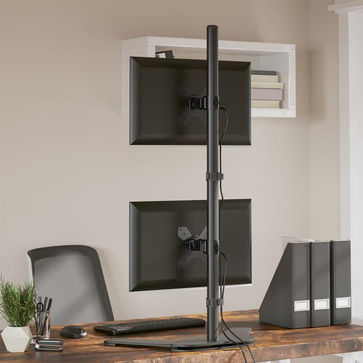 Image du produit vidaXL Tischhalterung für 2 Monitore (Tables, 27", 10 kg)