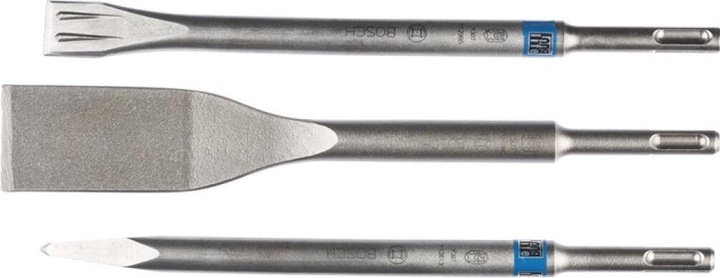 Produktbild Bosch Professional Zubehör 3-tlg. Meisselset, SDS plus, 0/20/40 mm (250 mm)