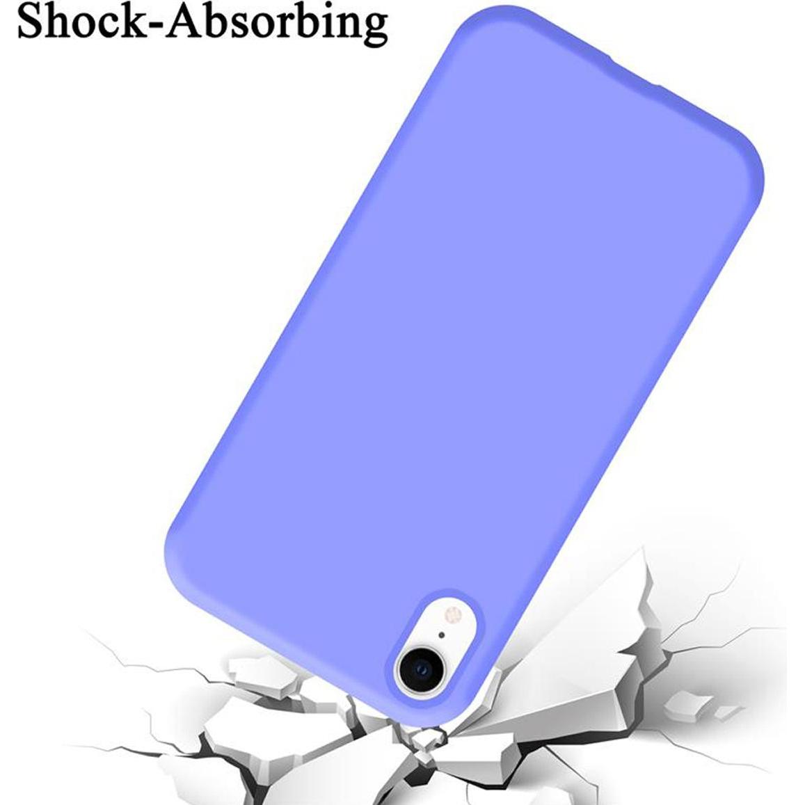 Thumbnail - Cadorabo TPU Liquid Silicone Case Cover (Apple iPhone XR), Smartphone Hülle, Violett