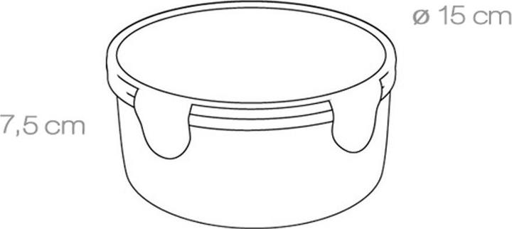 Immagine prodotto Tescoma Lattina FRESHBOX 0,8 l, rotonda (0.80 l)